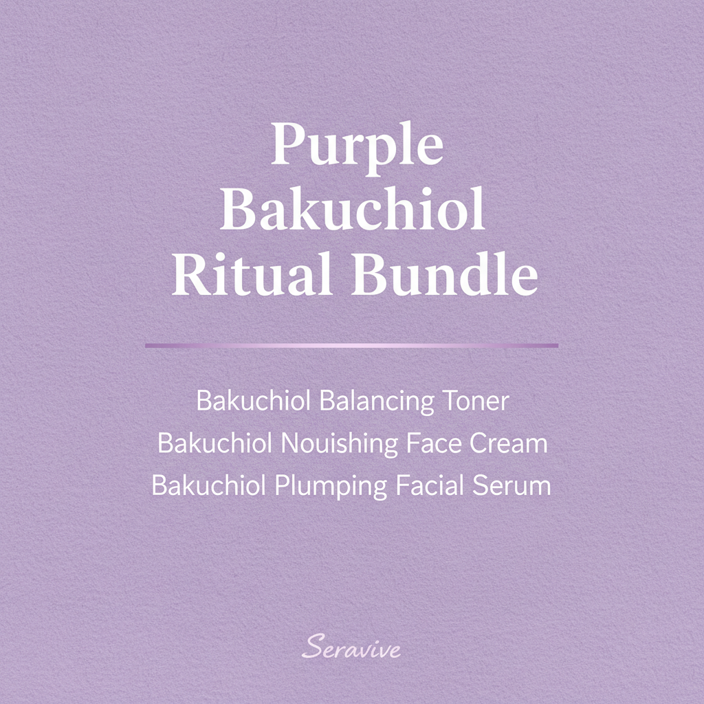 Bakuchiol Skincare Set — Complete Anti-Aging Ritual Bundle (3-Piece)